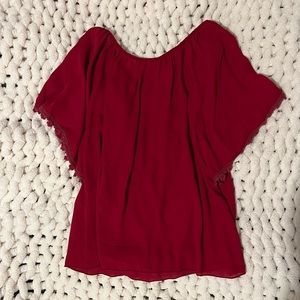 Flowy Blouse w/ Lace